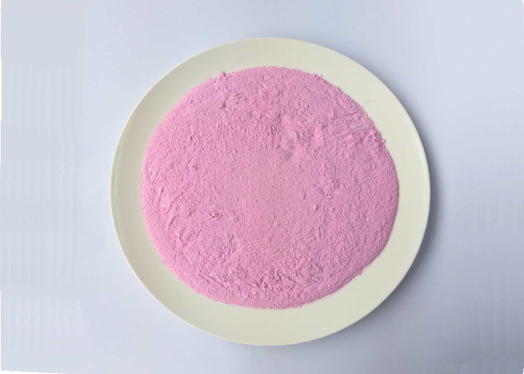 Composé rose de poudre de résine de formaldéhyde d'urée avec l'addition du lubrifiant